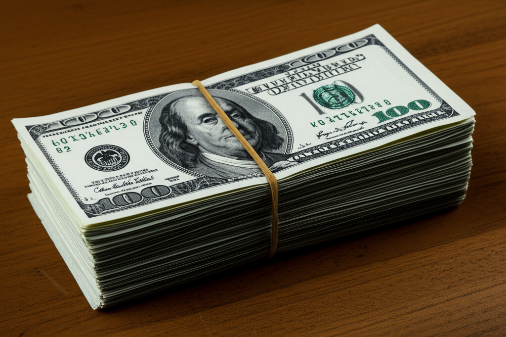 Large $100 Money Brick - Stage Props