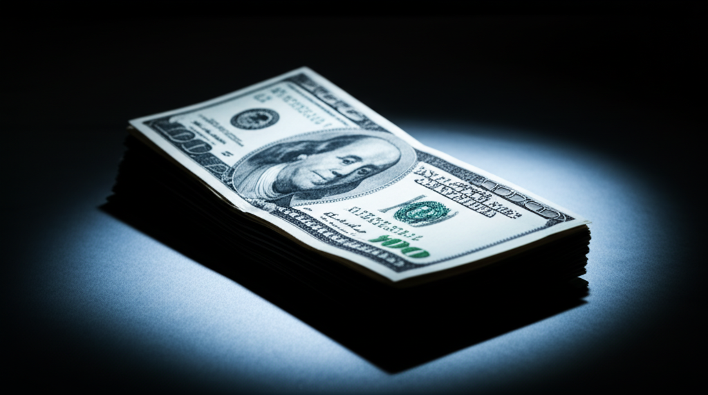 Gangster Money Stack - Crime Scene Props