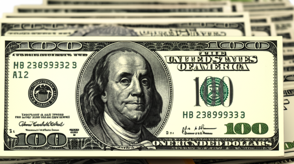Realistic $100 Bills Stack - Movie Prop Money