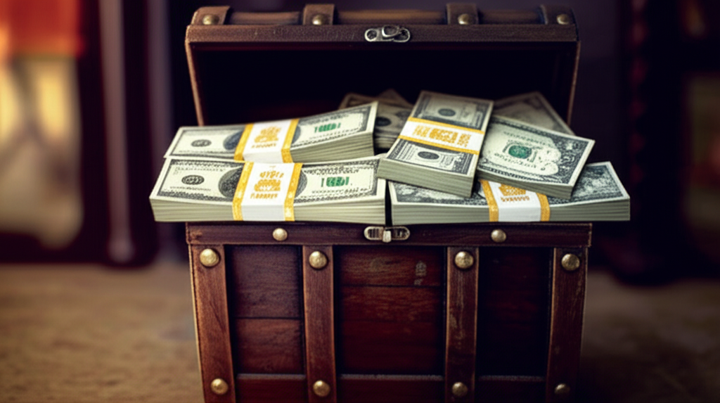 Treasure Chest Money - Adventure Props